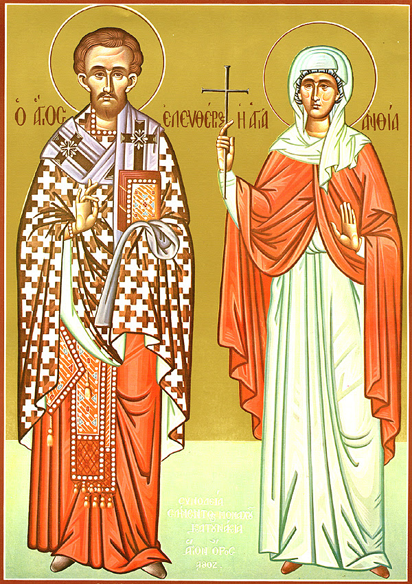 img ST. ELEUTHERIUS and ANTHIA his Mother, of Illyria