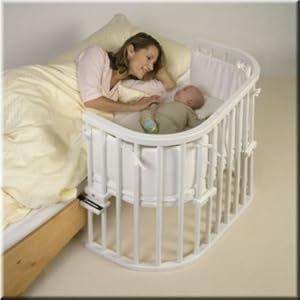 Tobi Babybay: Babybett original Buche weiss lackiert
