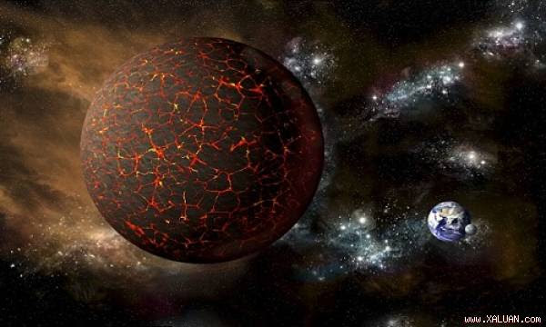 Hành tinh bí ẩn Nibiru được cho là sẽ hủy diệt Trái Đất. Hình minh họa: Stocktreck Images.