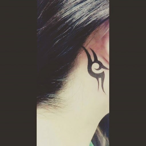 tribal tattoos ear