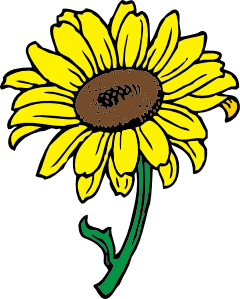 Free Free 227 Clipart Sunflower Simple SVG PNG EPS DXF File