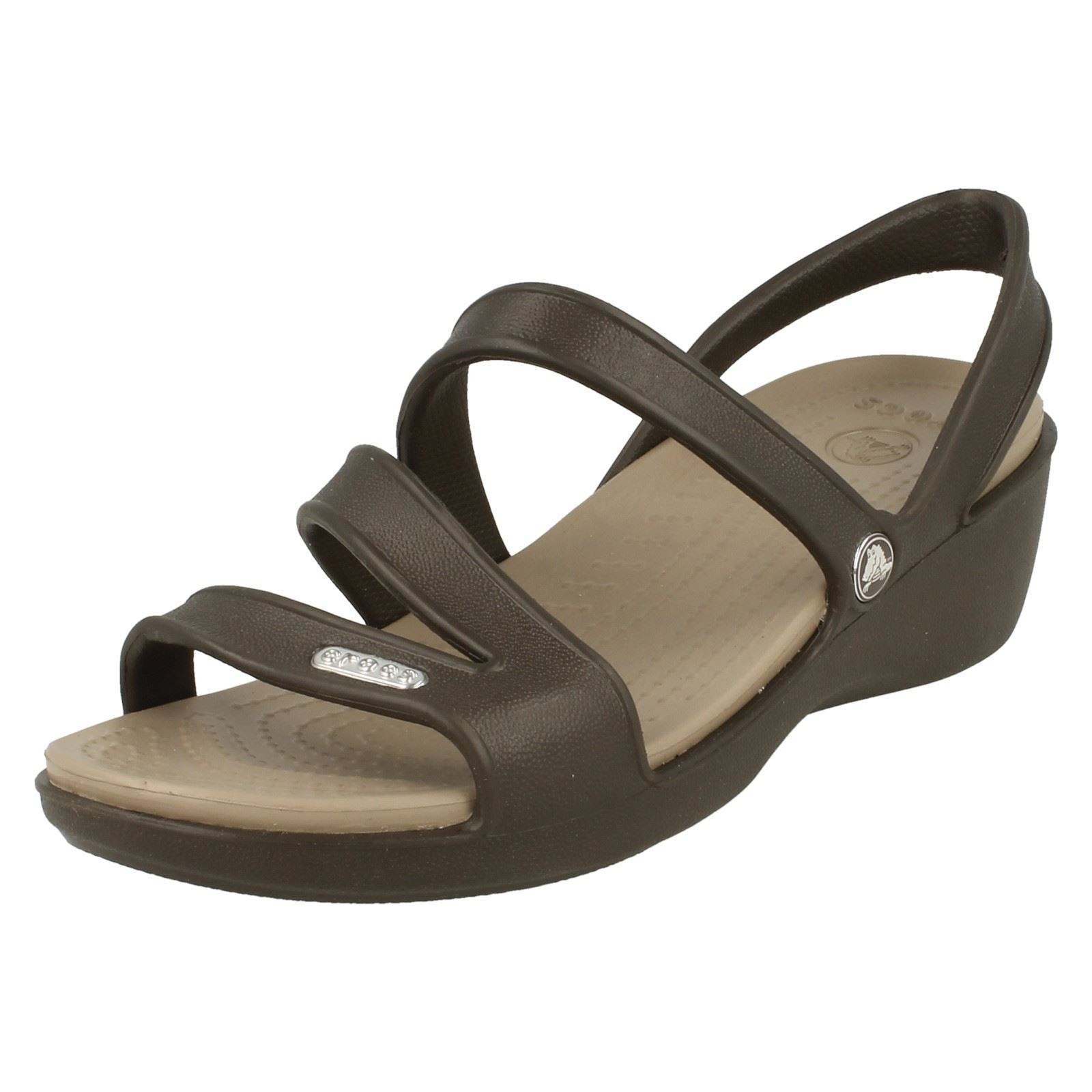 Ladies Crocs Strappy Sandal Patricia Wedge Sandal W eBay Ladies Crocs Strappy Sandal Patricia Wedge Sandal W eBay
