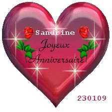 Sandrine Joyeux Anniversaire