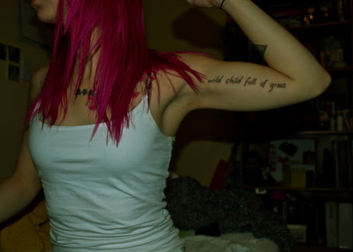 tattooed girl