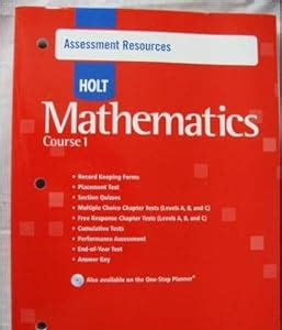 Reading Pdf holt mathematics course 1 answer key Prime Reading PDF