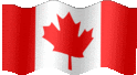 Medium animated flag of Canada
