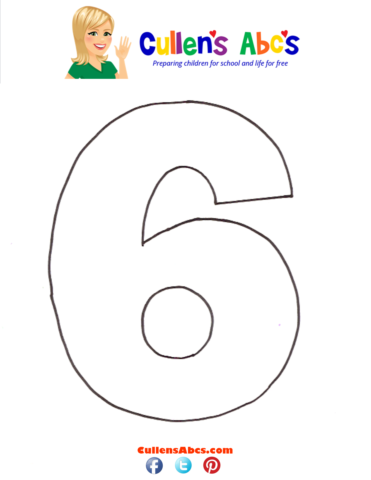Number 6 (Six) | Free Children's Videos & Activities