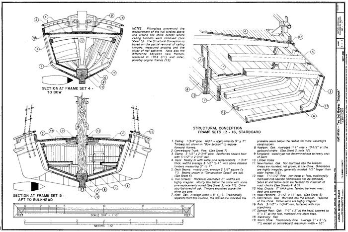 Ships’ Plans from the Historic American Engineering Record