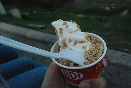 Honey Cinnamon Sundae with peanuts @ BDI
