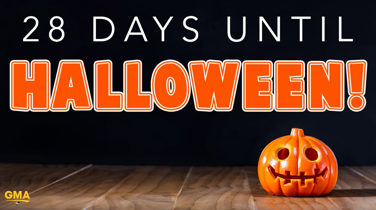 28 days until halloween 🎃