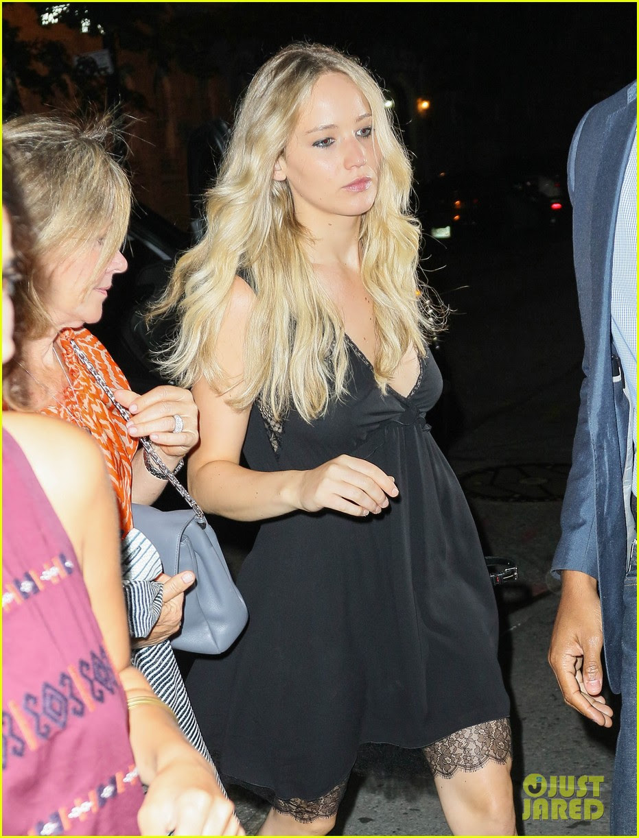 jennifer lawrence wears little black dress to waverly inn dinner 21