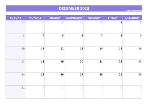  printable 2023 monthly calendar calendarbest