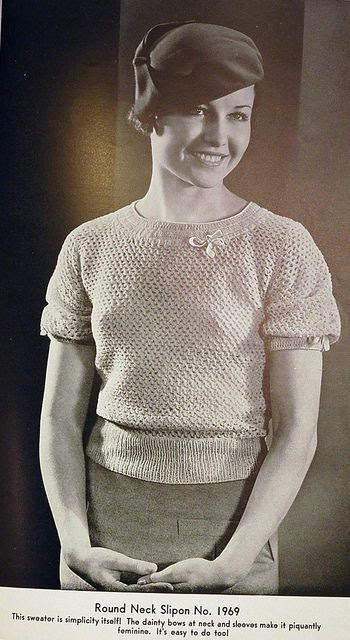 1930s crochet pattern