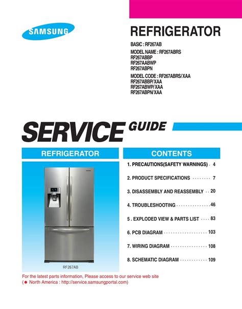 eBook Samsung Rf267aash Service Manual Repair Guide