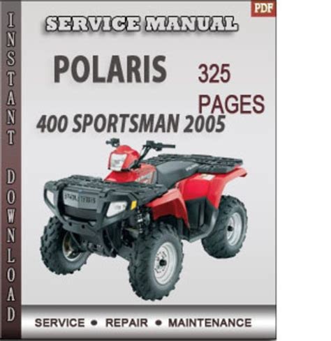 Download Polaris 400 Sportsman 2005 Factory Service Repair Manual