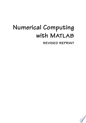 Numerical Computing with MATLAB