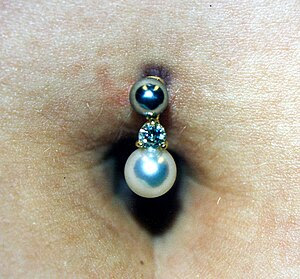 Belly button jewels.