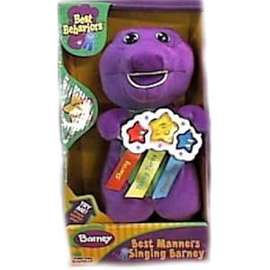 Best Manners Barney 10" Musical Singing Dinosaur