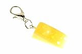 Käse Charm Anhänger Bettelarmband Miniblings Charms Cheese Käsestück Essen Maus