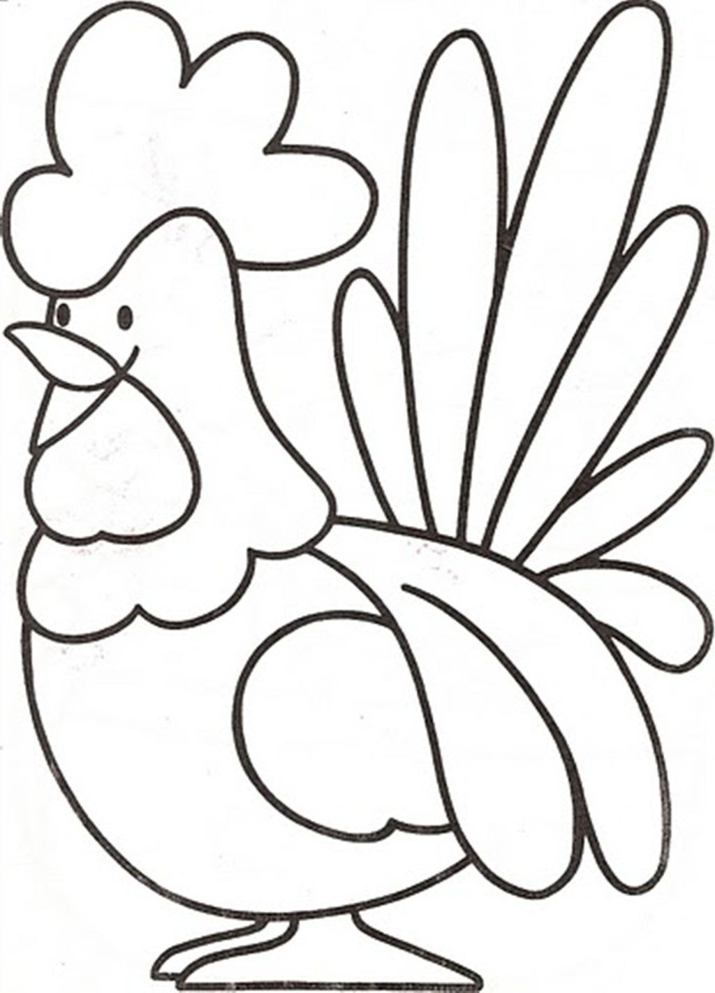 Year Of The Rooster Coloring Pages - Coloring Home