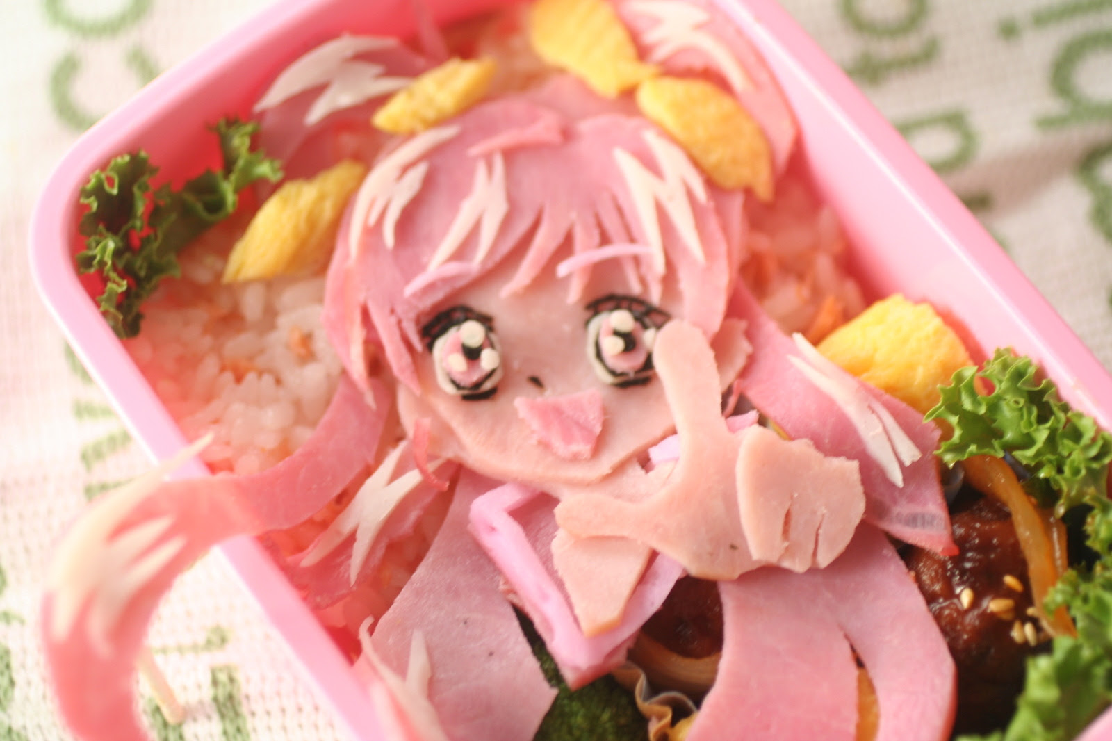 プリキュア弁当 キュアドリーム つくったよ 苺ママのツボ弁