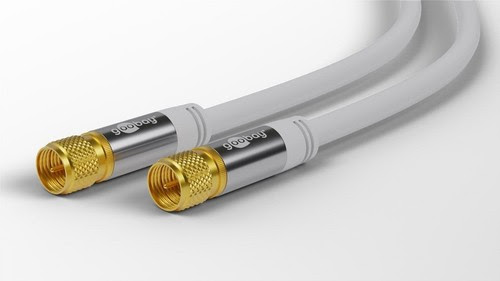 Kabel & Leitungen 3m Sat Kabel Digital TV Koax F-Stecker Antennenkabel  Koaxial Kabel 135db HDTV 4K Business & Industrie cur.aa.ufl.edu