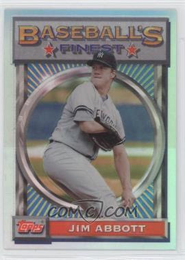 1993 Finest Refractors #46 - Jim Abbott/241 - Courtesy of COMC.com
