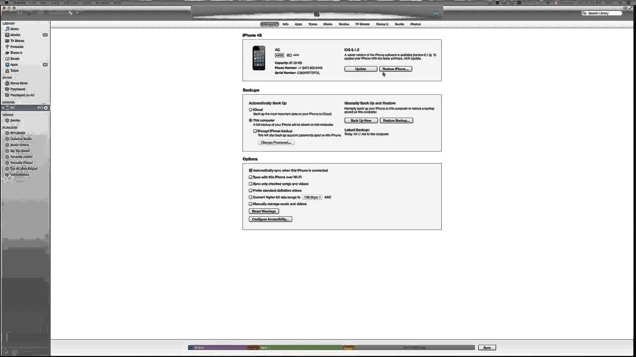 iPhone 4S Error Fix