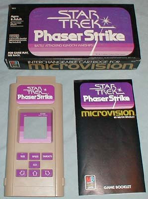 Star Trek: Phaser Strike (Microvision Game Cartridge)
