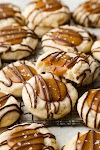 Twix Thumbprint Cookies
