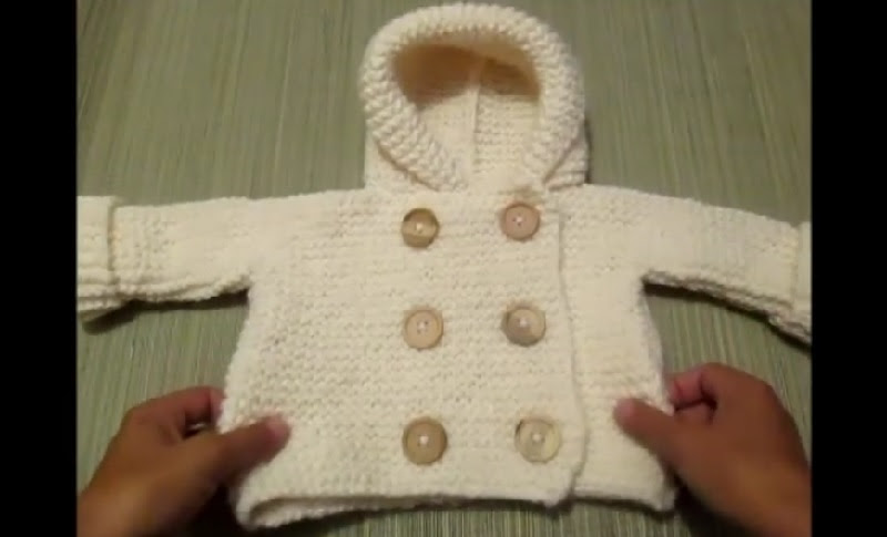 Voici Comment Tricoter Un Cardigan Pour Bebe Tres Joli Et Facile