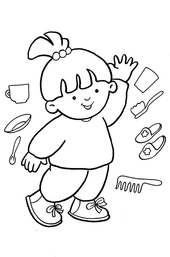 Download Free Preschoolers Coloring Pages Of The Human Body ...