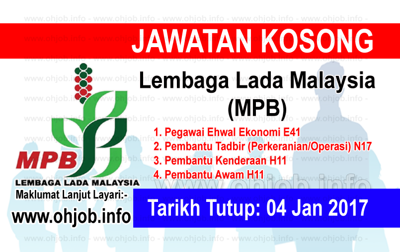 Jawatan Kerja Kosong Lembaga Lada Malaysia (MPB) logo www.ohjob.info januari 2017