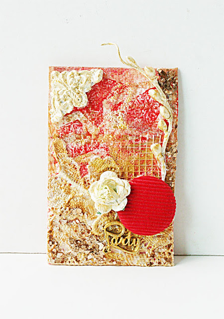 Party mixed media tag
