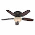 Flush Mount Low Profile Ceiling Fans : 52" Revue Modern Hugger Low Profile Ceiling Fan with Light ... / The casablanca flush mount ceiling fans are low profile ceiling fans which are best suitable for low ceilings.