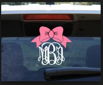 Car Monograms , License Plates, Everything Monogrammed For your Car