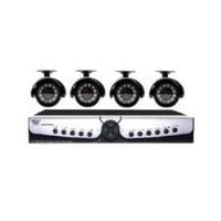 Night Owl Security APOLLO-45 4-Channel H.264 DVR Surveillance Kit with 4 Color Indoor/Outdoor Night Vision Cameras and D1 Recording