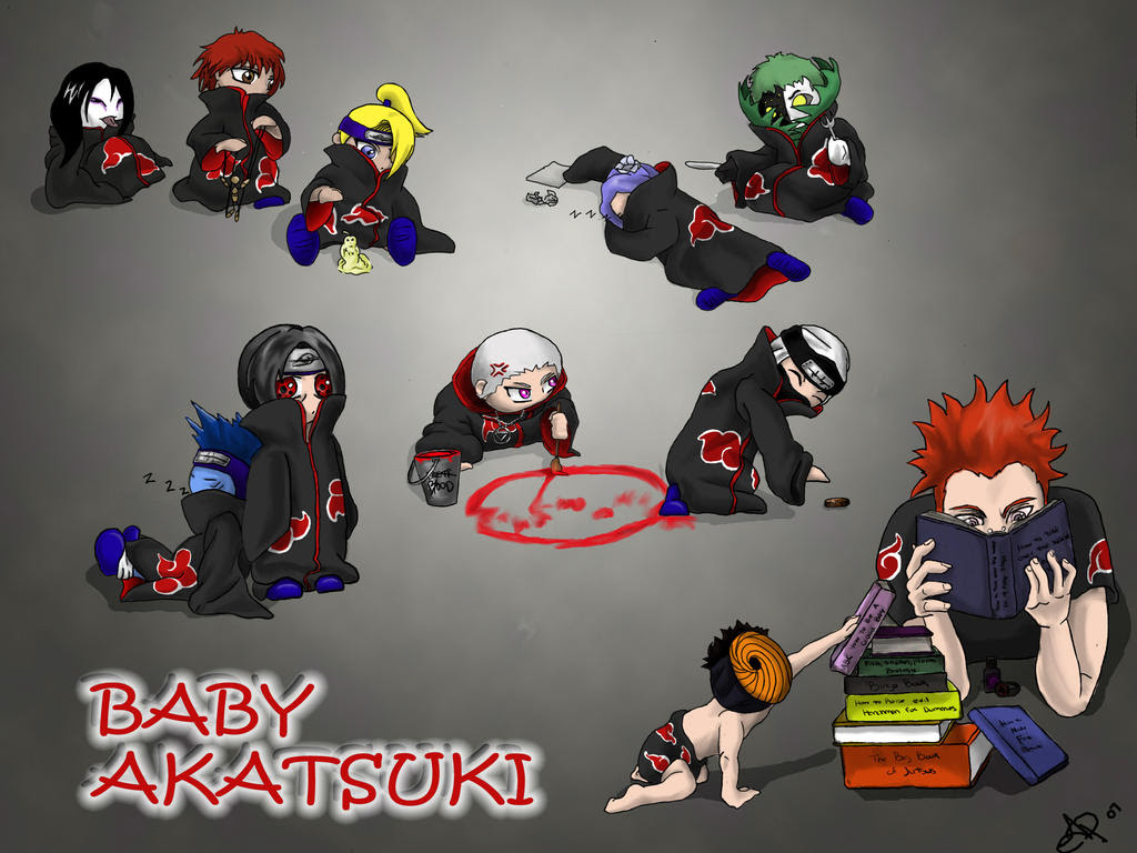 Baby Akatsuki by ~Caynus on