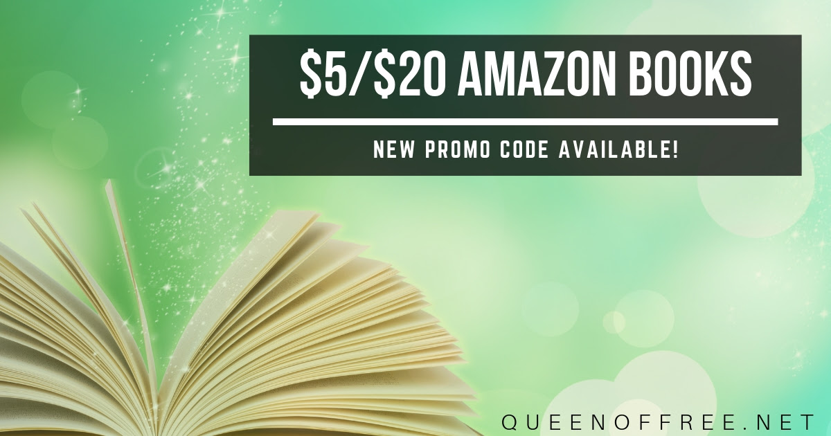 $5 off $20 Amazon Book Coupon Code - Queen of Free