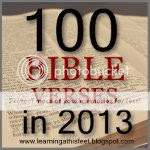 100 Bible Verses in 2013