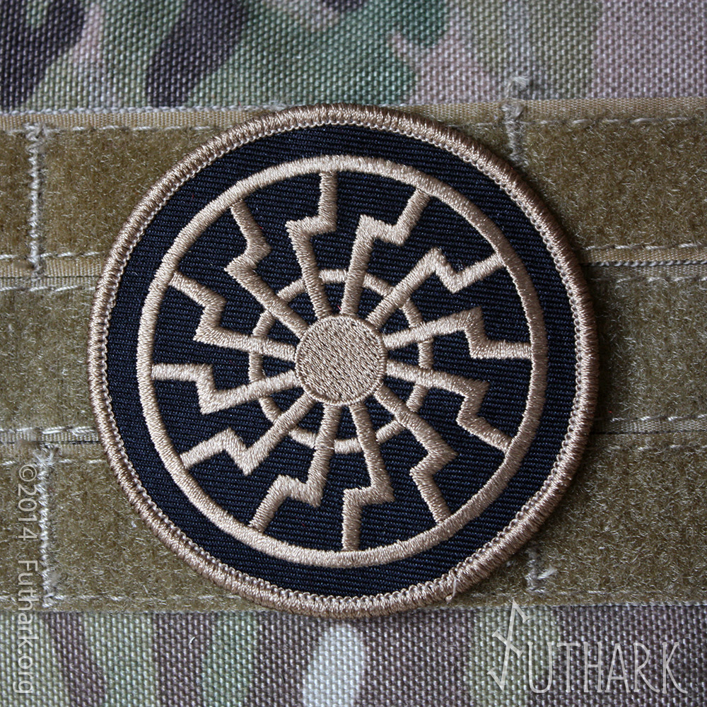 Download Black Sun Patch (SchwarzeSonne) W/ velcro back | Futhark