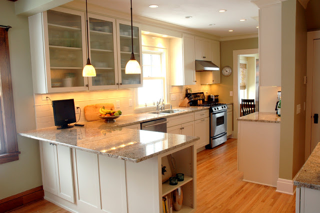 An Open Kitchen-Dining Room Design in a Traditional Home