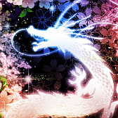 蒼月桜龍人気幻想系 和風 幻想壁紙