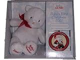 Baby Gund Baby's First Christmas 2007 Stuffed Gund Bear and Porcelain Ornament