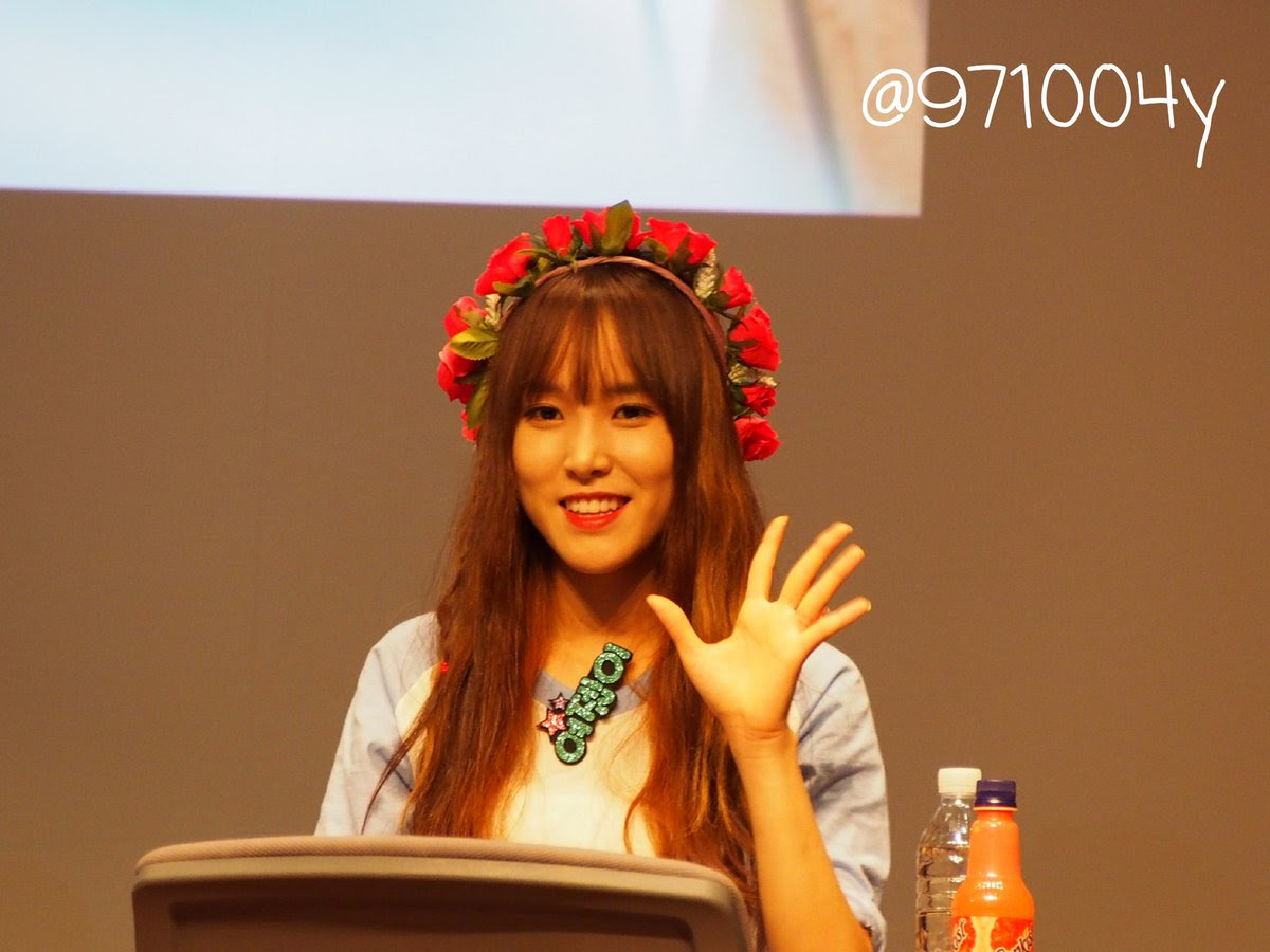 유주 여자친구 GFRIEND 신비 소원 은하 엄지 팬싸인회 예린 상암 인기가요 WLK_Yuju97