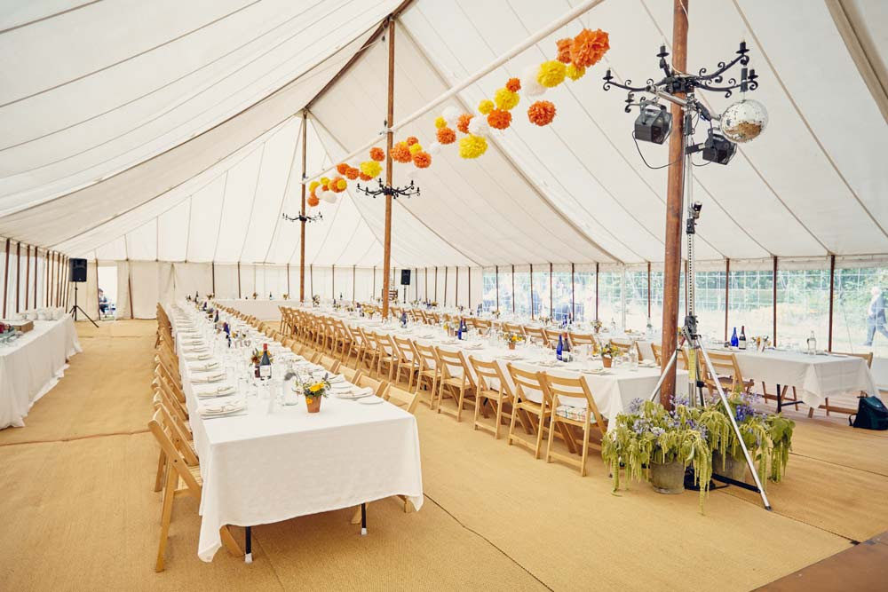 Marquee wedding in Cambridge - www.helloromance.co.uk