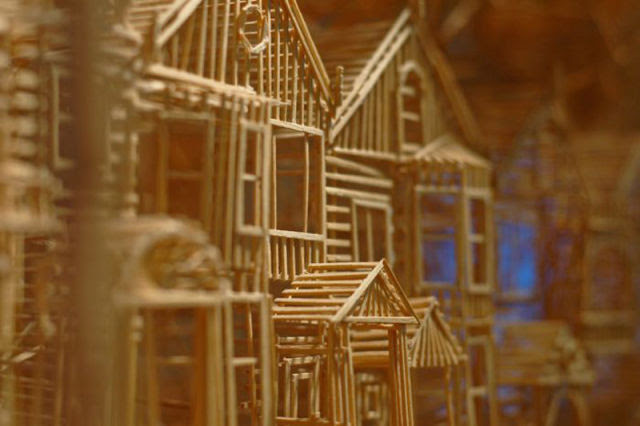 35 Years to Build a Toothpick Sculpture