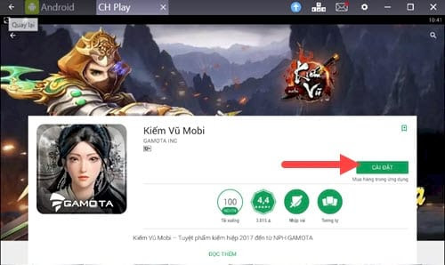 cach choi kiem vu mobi tren pc laptop bang bluestacks 4