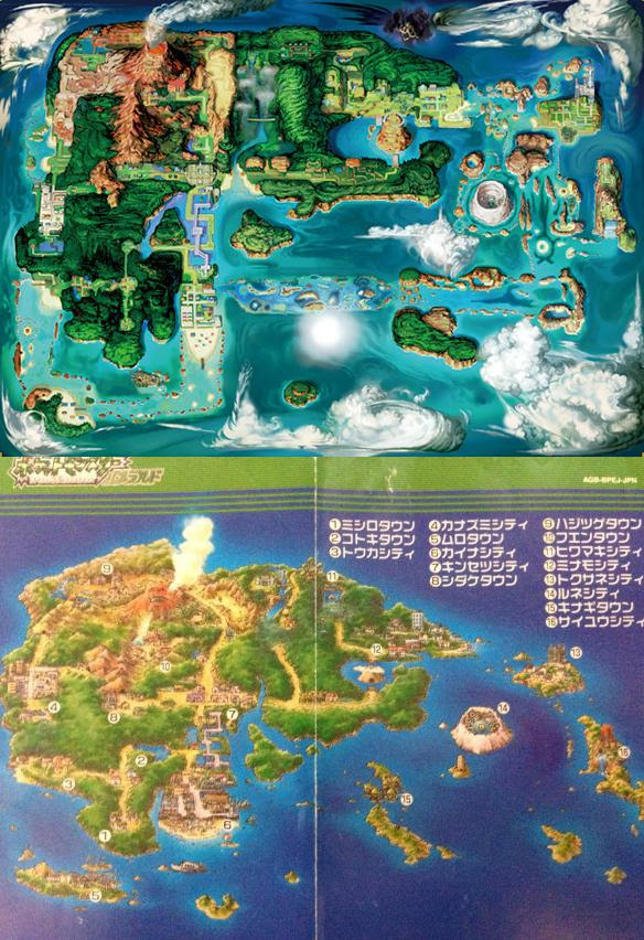 ポケモンoras オメガルビー の新マップをルビサファと比較 ポケモンoras最新情報 オメガルビーアルファサファイア攻略も