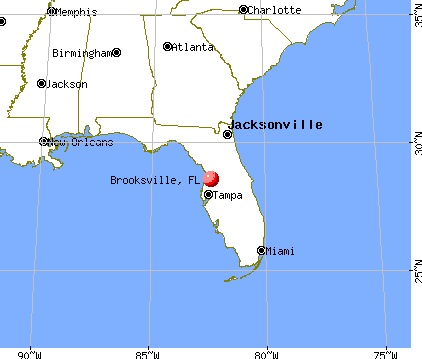 Brooksville, Florida (FL 34601, 34604) profile: population, maps 
